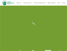 Tablet Screenshot of forestmanagement.co.nz